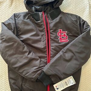 New with tags MLB licensed St. Louis Cardinals Hooded Jacket